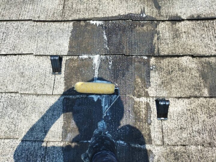 屋根塗装工事③